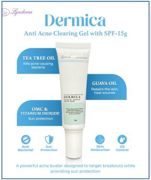 DERMICA ACNE CLEARING GEL WITH SPF 15G