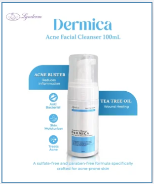 DERMICA ACNE FACIAL CLEANSER 100ML