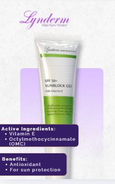 SUNBLOCK GEL WITH SPF 50 15G